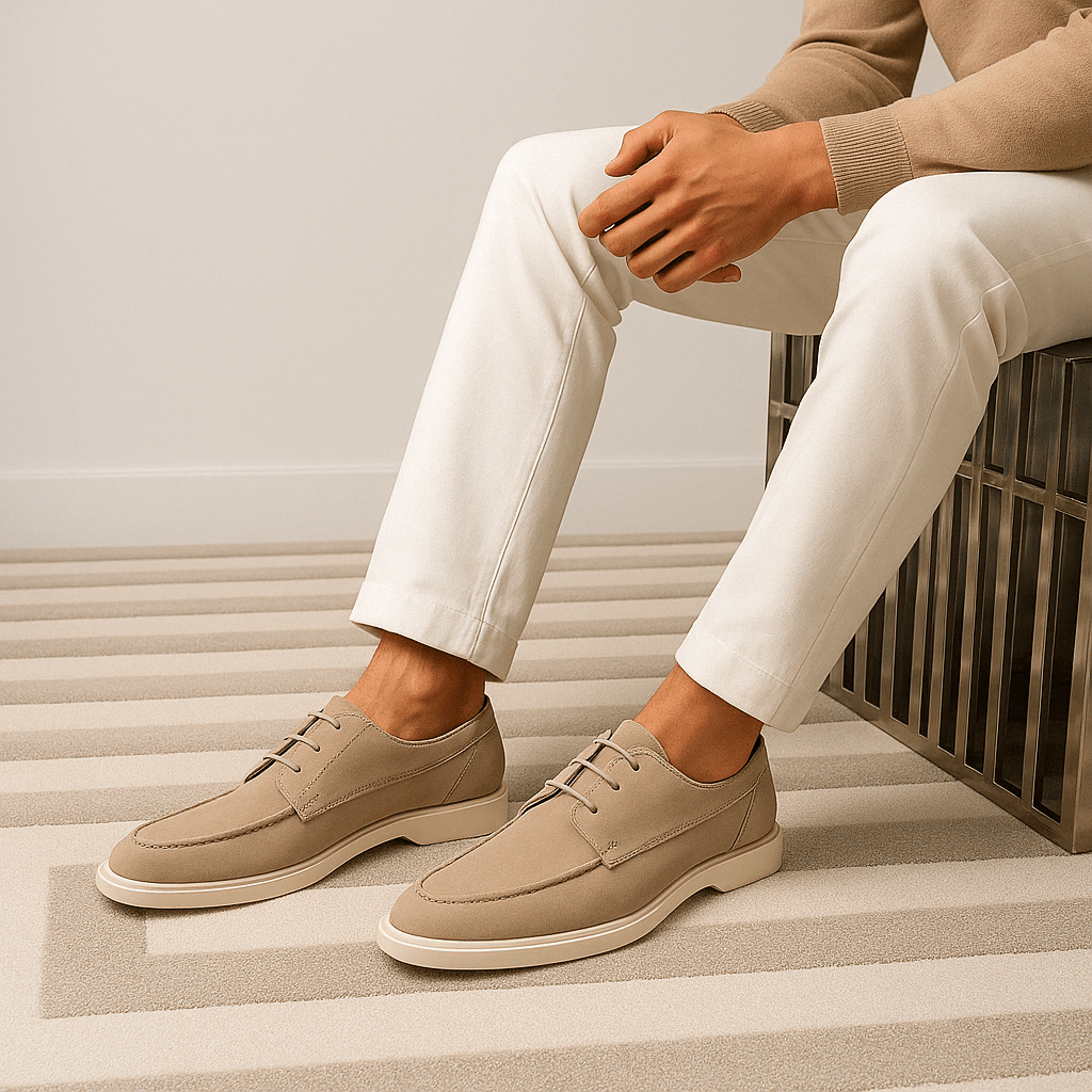 Σουέντ Δετά Loafers με Μίνιμαλ Στυλ