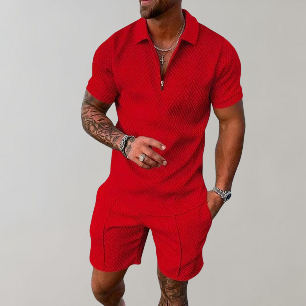 Ανδρικό Καλοκαιρινό Σετ Polo & Σορτς