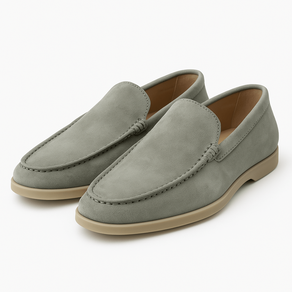 Κλασικά Δερμάτινα Loafers με Καθαρή Γραμμή