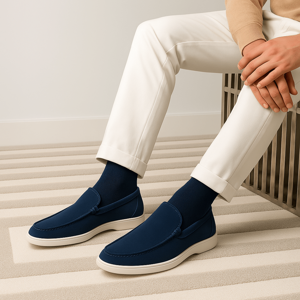 Κλασικά Δερμάτινα Loafers με Καθαρή Γραμμή