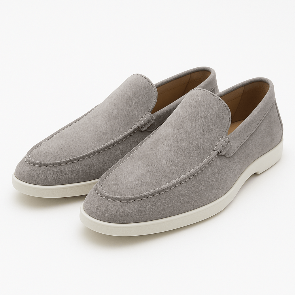 Κλασικά Δερμάτινα Loafers με Καθαρή Γραμμή