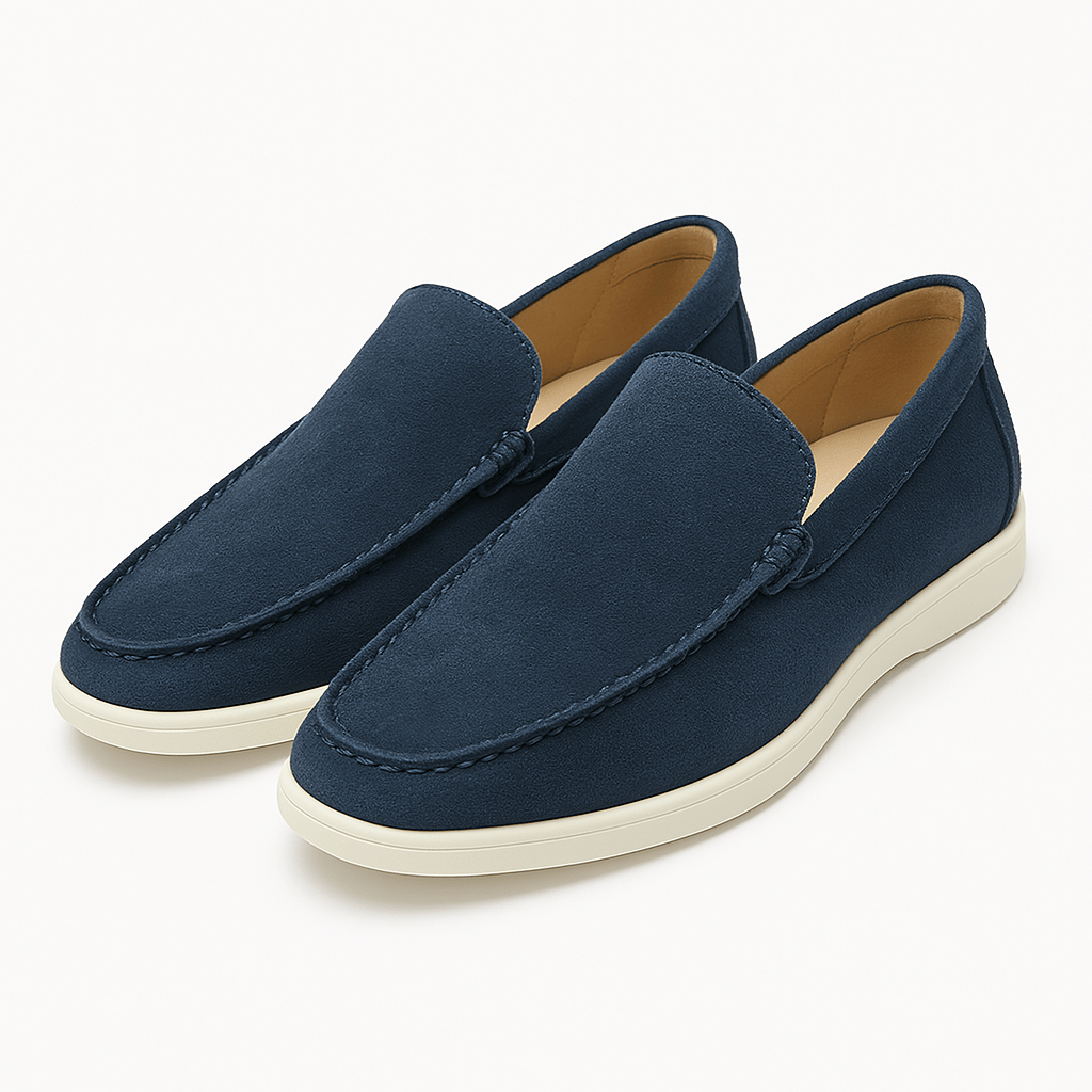 Κλασικά Δερμάτινα Loafers με Καθαρή Γραμμή
