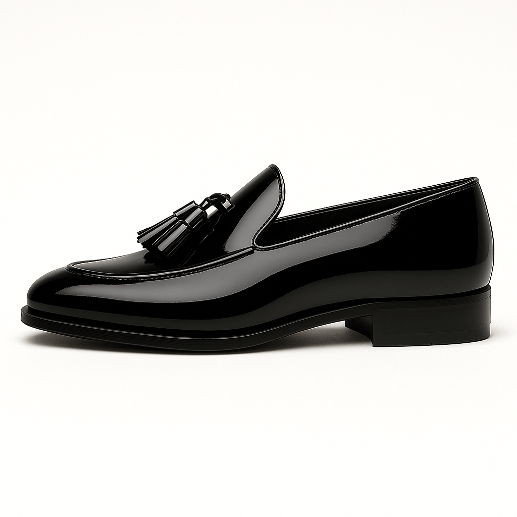 Ιταλικά Loafers με Γυαλιστερή Λάμψη