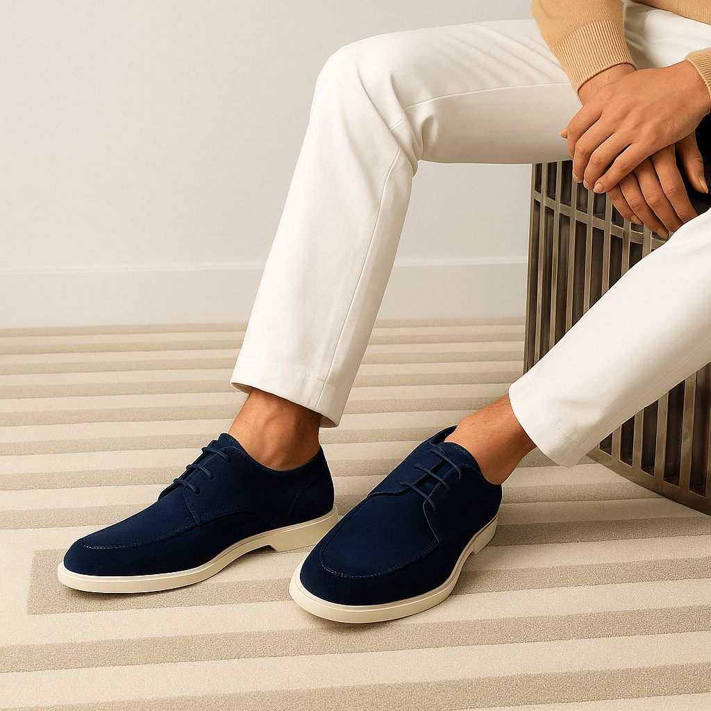 Σουέντ Δετά Loafers με Μίνιμαλ Στυλ