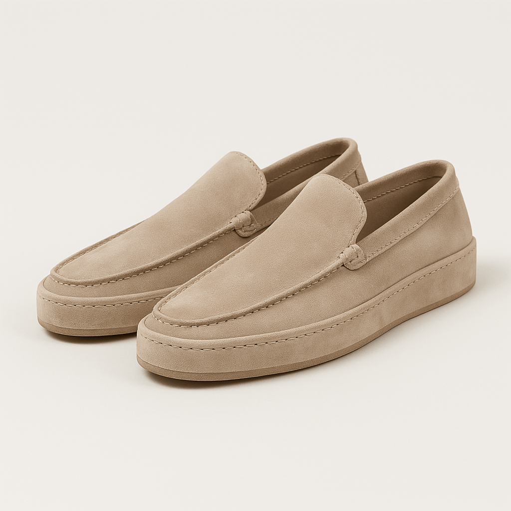 Σουέντ Loafers με Διαχρονικό Ύφος