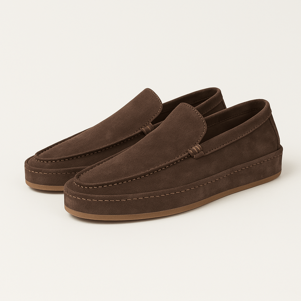 Σουέντ Loafers με Διαχρονικό Ύφος