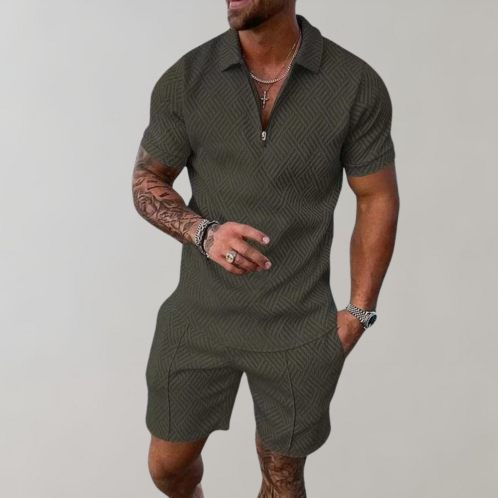 Ανδρικό Καλοκαιρινό Σετ Polo & Σορτς