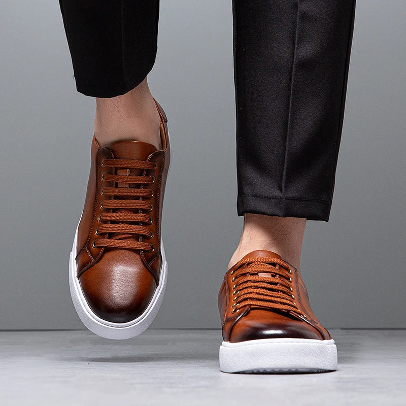 Δερμάτινα Sneakers με Στυλ
