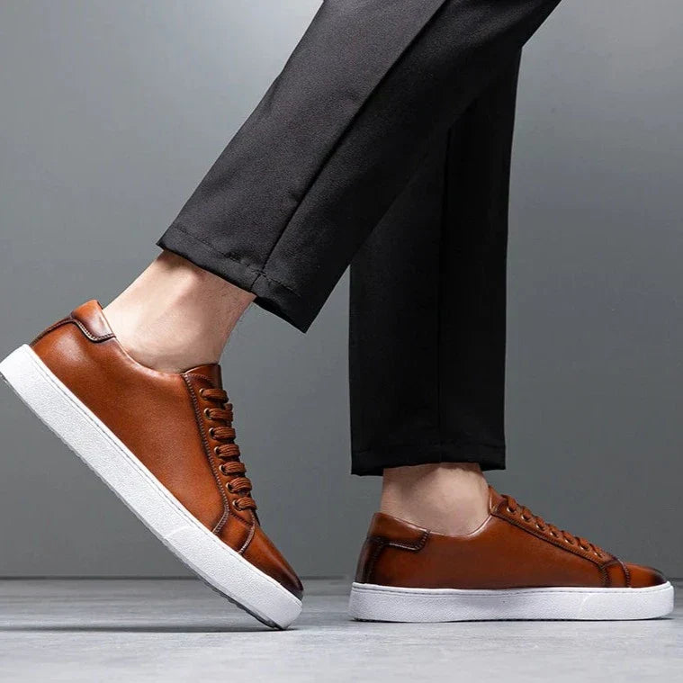 Δερμάτινα Sneakers με Στυλ