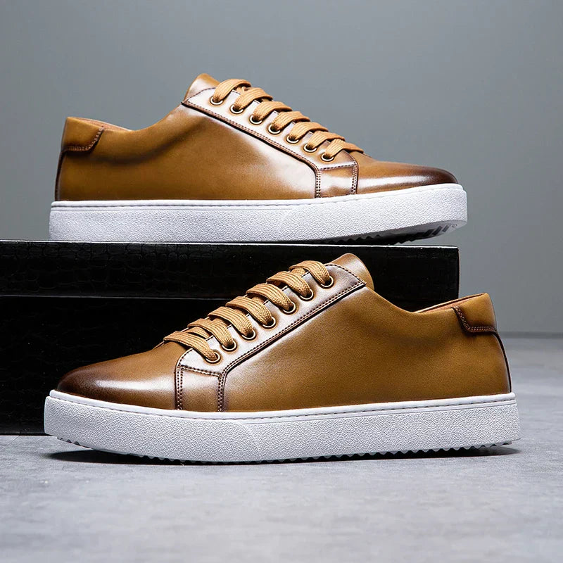 Δερμάτινα Sneakers με Στυλ