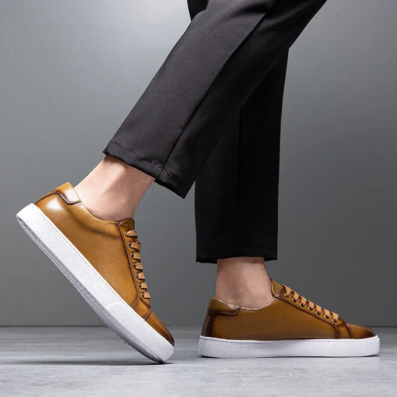 Δερμάτινα Sneakers με Στυλ