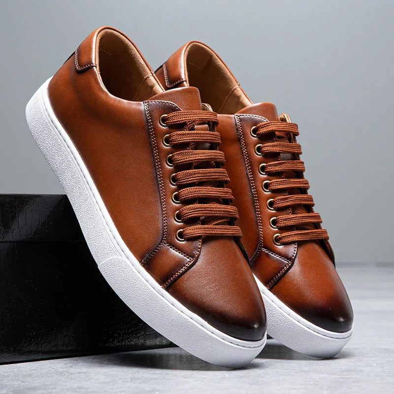 Δερμάτινα Sneakers με Στυλ